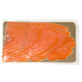 plaques à saumon or argent 12 x 20 cm