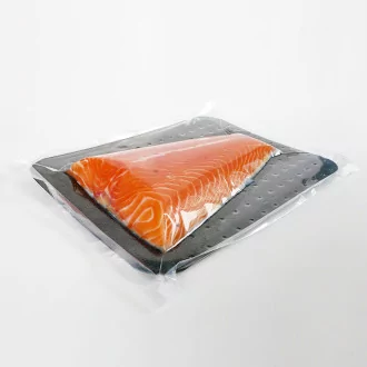 Plaque alimentaire PSE avec saumon